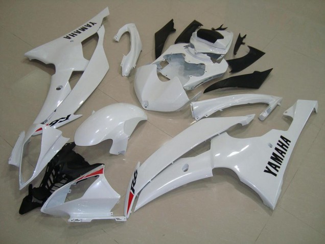 Preisgünstige Yamaha R6 08-16 Vollverkleidung - Perl Weiß