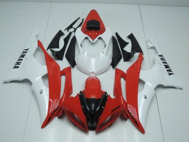 Preisgünstige Yamaha R6 08-16 Verkleidungen - Rot und PerlWeiß