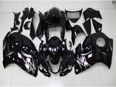 Preisgünstige Suzuki GSXR 1300 Hayabusa 08-19 Verkleidungen - Glänzend Schwarz