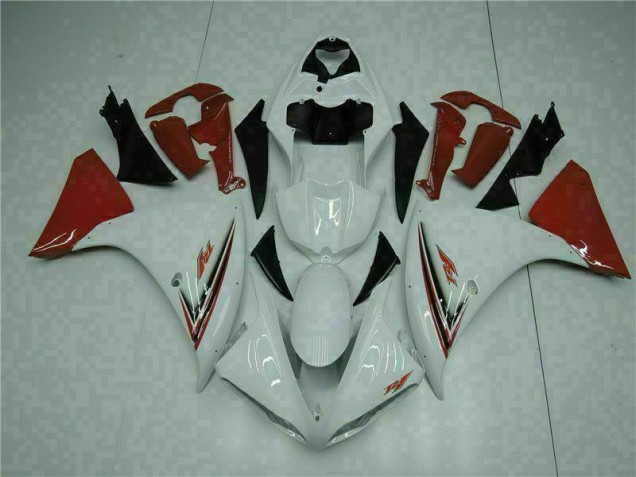 Preisgünstige Yamaha R1 09-11 Verkleidungen - Weiß Rot Preisgünstige Yamaha R1 09-11 Verkleidungen - Weiß Rot