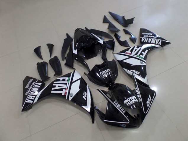 Preisgünstige Yamaha R1 09-11 Verkleidungen - Schwarz Weißer Fiat Preisgünstige Yamaha R1 09-11 Verkleidungen - Schwarz Weißer Fiat