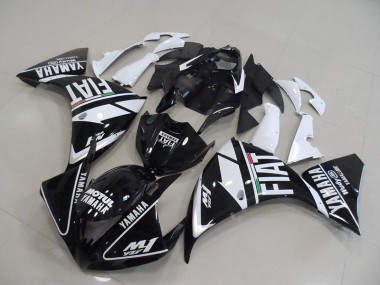 Preisgünstige Yamaha R1 09-11 Verkleidung - Schwarz Weißer Fiat