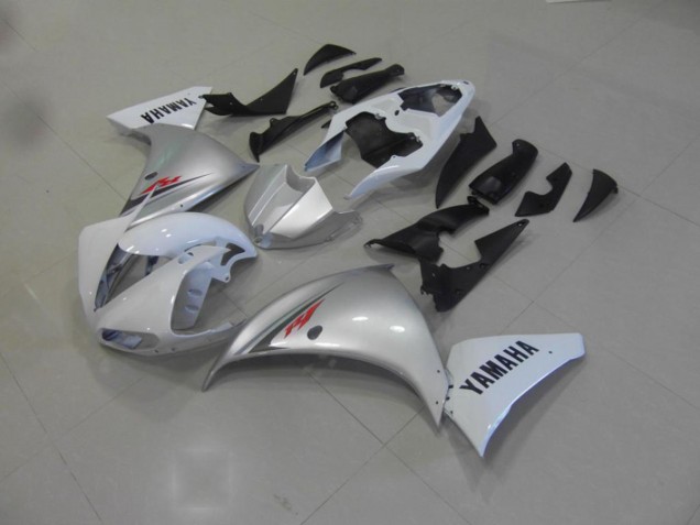 Preisgünstige Yamaha R1 09-11 Verkleidungen - Weiß Silber Preisgünstige Yamaha R1 09-11 Verkleidungen - Weiß Silber