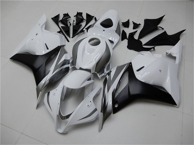 Preisgünstige Honda CBR 600 RR 09-12 Verkleidungen - Weiß Silber Schwarz Preisgünstige Honda CBR 600 RR 09-12 Verkleidungen - Weiß Silber Schwarz