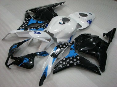 Preisgünstige Honda CBR 600 RR 09-12 Verkleidungen - Schwarz Weiß Blau