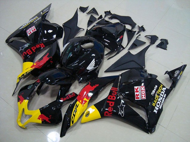 Preisgünstige Honda CBR 600 RR 09-12 Verkleidungen - Schwarzer Rot Bull Preisgünstige Honda CBR 600 RR 09-12 Verkleidungen - Schwarzer Rot Bull
