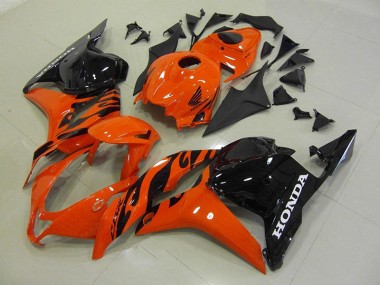 Preisgünstige Honda CBR 600 RR 09-12 Verkleidungen - Orange Schwarz