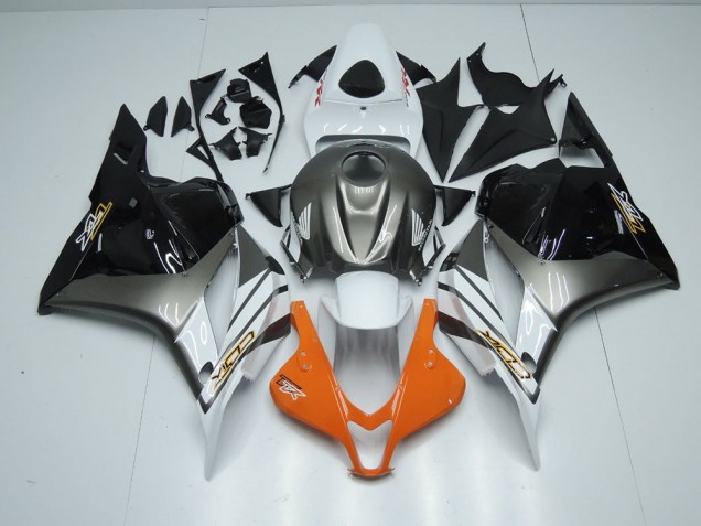 Preisgünstige Honda CBR 600 RR 09-12 Verkleidungen - Orange Grau Schwarz