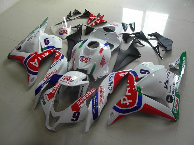 Preisgünstige Honda CBR 600 RR 09-12 Verkleidungen - Rot Weiß Pata Preisgünstige Honda CBR 600 RR 09-12 Verkleidungen - Rot Weiß Pata