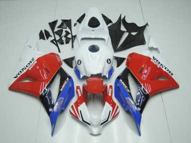 Preisgünstige Honda CBR 600 RR 09-12 Verkleidungen - Weiß Motul Rot Blau
