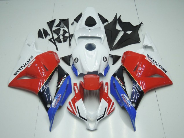 Preisgünstige Honda CBR 600 RR 09-12 Verkleidungen - Weiß Motul Rot Blau Preisgünstige Honda CBR 600 RR 09-12 Verkleidungen - Weiß Motul Rot Blau