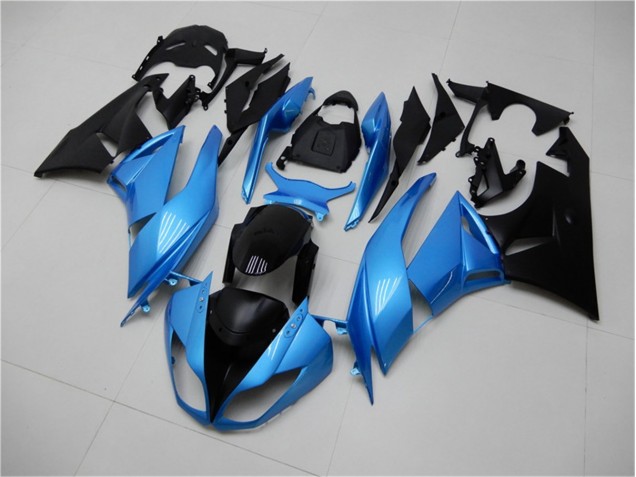 Preisgünstige Kawasaki ZX6R 09-12 Verkleidung - Blau Schwarz Preisgünstige Kawasaki ZX6R 09-12 Verkleidung - Blau Schwarz