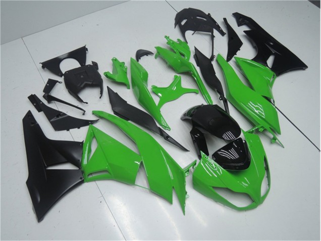Preisgünstige Kawasaki ZX6R 09-12 Vollverkleidung - Grün Schwarz Preisgünstige Kawasaki ZX6R 09-12 Vollverkleidung - Grün Schwarz
