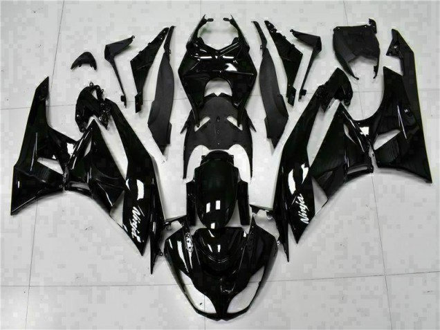 Preisgünstige Kawasaki ZX6R 09-12 Verkleidungen - Schwarz Weißer Ninja Preisgünstige Kawasaki ZX6R 09-12 Verkleidungen - Schwarz Weißer Ninja