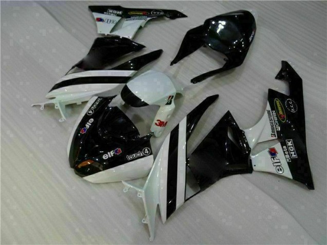 Preisgünstige Kawasaki ZX6R 09-12 Verkleidung - Schwarz Weiß 3M Touch4 Preisgünstige Kawasaki ZX6R 09-12 Verkleidung - Schwarz Weiß 3M Touch4