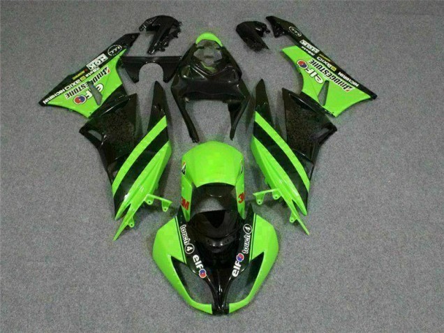 Preisgünstige Kawasaki ZX6R 09-12 Verkleidungen - Schwarz Grün 3M Touch4 Preisgünstige Kawasaki ZX6R 09-12 Verkleidungen - Schwarz Grün 3M Touch4