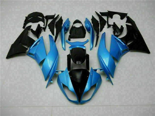 Preisgünstige Kawasaki ZX6R 09-12 Verkleidungen - Blau Schwarz Preisgünstige Kawasaki ZX6R 09-12 Verkleidungen - Blau Schwarz
