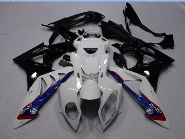 Preisgünstige BMW S1000RR 09-14 Verkleidungen - Weiß Schwarz Blau