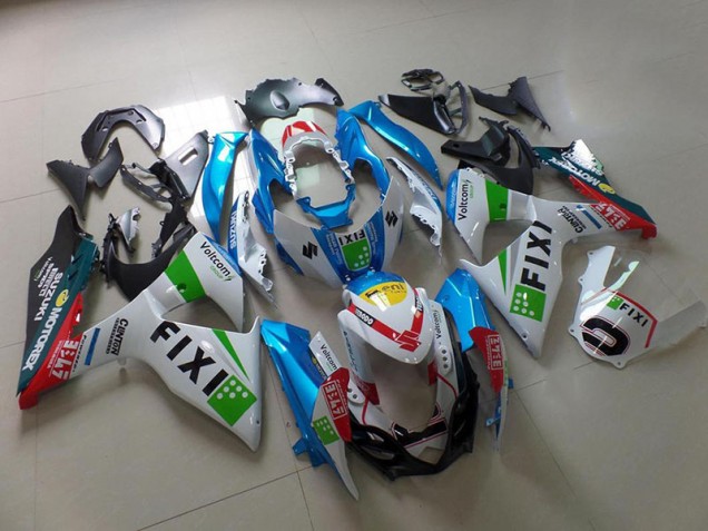 Preisgünstige Suzuki GSXR 1000 K9 09-16 Verkleidungen - Hell blau Fixi Preisgünstige Suzuki GSXR 1000 K9 09-16 Verkleidungen - Hell blau Fixi