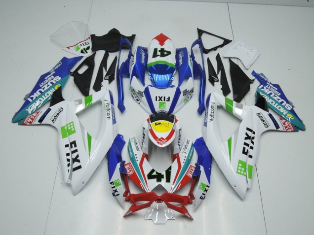 Preisgünstige Suzuki GSXR 1000 K9 09-16 Verkleidungen - Fixi Hellblau Preisgünstige Suzuki GSXR 1000 K9 09-16 Verkleidungen - Fixi Hellblau