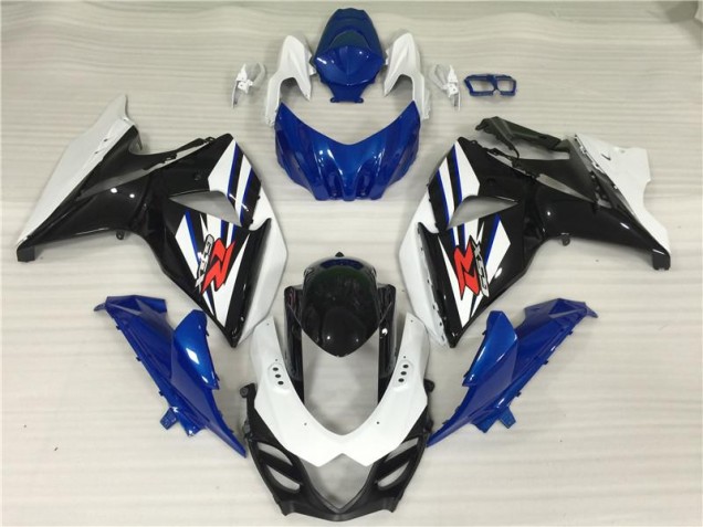 Preisgünstige Suzuki GSXR 1000 K9 09-16 Verkleidung - Weiß Blau Schwarz Preisgünstige Suzuki GSXR 1000 K9 09-16 Verkleidung - Weiß Blau Schwarz