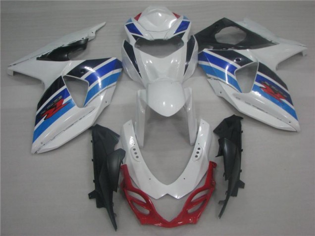 Preisgünstige Suzuki GSXR 1000 K9 09-16 Verkleidungen - Weiß Blau Preisgünstige Suzuki GSXR 1000 K9 09-16 Verkleidungen - Weiß Blau