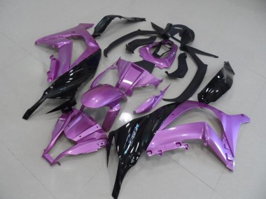 Preisgünstige Kawasaki ZX10R 11-15 Verkleidungen - Rosa und Schwarz