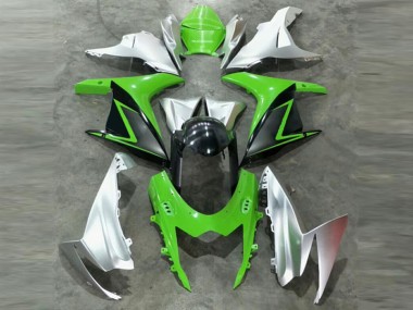Preisgünstige Suzuki GSXR 600 / 750 K11 11-24 Verkleidung - Grün Silber