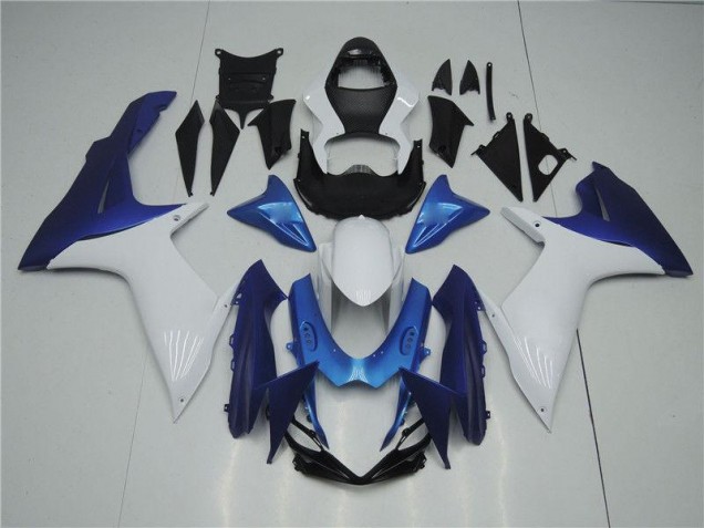 Preisgünstige Suzuki GSXR 600 / 750 K11 11-24 Verkleidungen - Weiß Blau