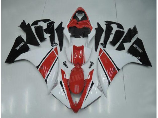 Preisgünstige Yamaha R1 12-14 Verkleidungen - Weiß Rot Schwarz Preisgünstige Yamaha R1 12-14 Verkleidungen - Weiß Rot Schwarz