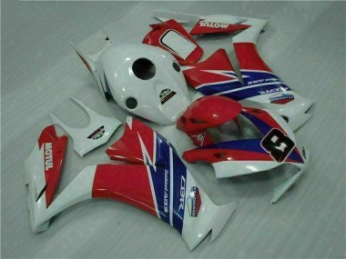Preisgünstige Honda CBR 1000 RR 12-16 Verkleidungen - Rot Blau Weiß