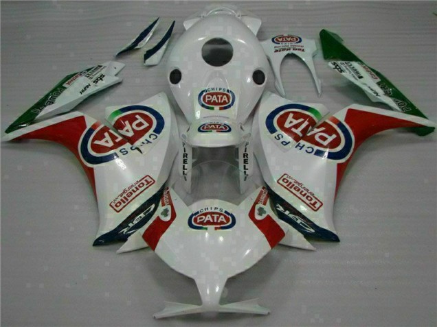 Preisgünstige Honda CBR 1000 RR 12-16 Verkleidung - Rot Weiß PATA Preisgünstige Honda CBR 1000 RR 12-16 Verkleidung - Rot Weiß PATA
