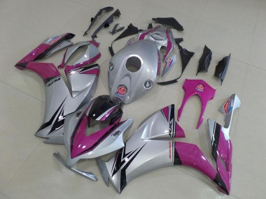 Preisgünstige Honda CBR 1000 RR 12-16 Verkleidungen - Silber Rosa