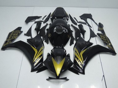 Preisgünstige Honda CBR 1000 RR 12-16 Verkleidungen - Glänzend Schwarz und Gold