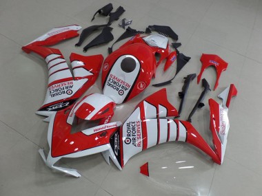 Preisgünstige Honda CBR 1000 RR 12-16 Verkleidungen - Rot mit Weiß Wing
