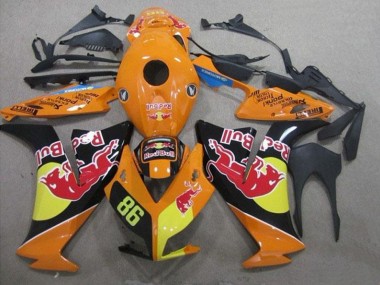 Preisgünstige Honda CBR 1000 RR 12-16 Verkleidungen - Rot Bull 86