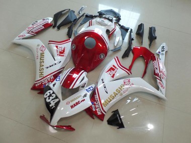 Preisgünstige Honda CBR 1000 RR 12-16 Verkleidungen - Rot Musashi