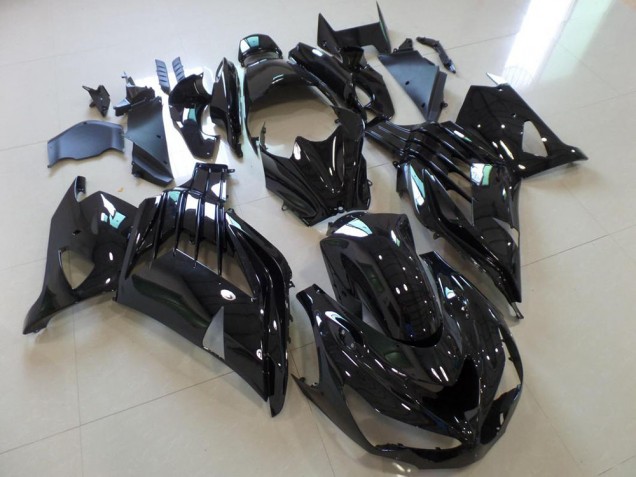 Preisgünstige Kawasaki ZX14R ZZR 1400 12-21 Verkleidungen - Glänzend Schwarz Preisgünstige Kawasaki ZX14R ZZR 1400 12-21 Verkleidungen - Glänzend Schwarz