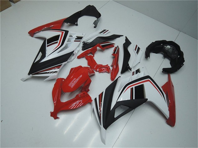 Preisgünstige Kawasaki EX300 13-16 Verkleidungen - Rot Weiß Schwarz Preisgünstige Kawasaki EX300 13-16 Verkleidungen - Rot Weiß Schwarz