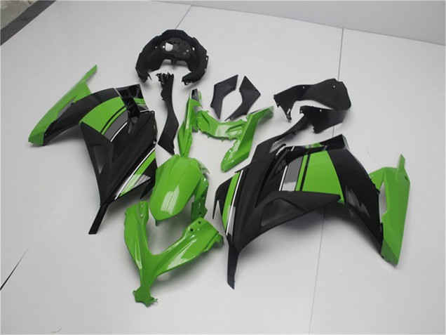 Preisgünstige Kawasaki EX300 13-16 Verkleidung - Grün Schwarz Preisgünstige Kawasaki EX300 13-16 Verkleidung - Grün Schwarz