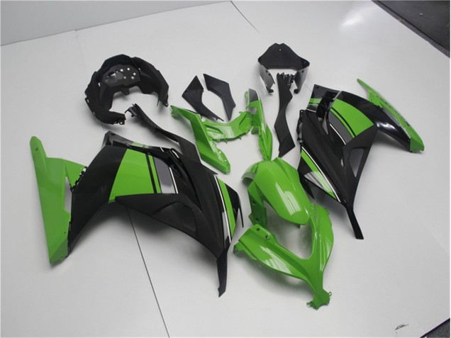 Preisgünstige Kawasaki EX300 13-16 Verkleidung - Grün Schwarz Preisgünstige Kawasaki EX300 13-16 Verkleidung - Grün Schwarz
