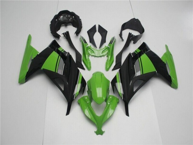 Preisgünstige Kawasaki EX300 13-16 Verkleidung - Grün Schwarz Preisgünstige Kawasaki EX300 13-16 Verkleidung - Grün Schwarz