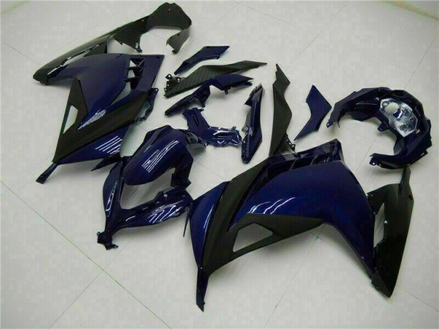 Preisgünstige Kawasaki EX300 13-16 Verkleidungen - Blau Schwarz Preisgünstige Kawasaki EX300 13-16 Verkleidungen - Blau Schwarz