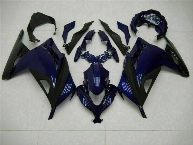 Preisgünstige Kawasaki EX300 13-16 Verkleidungen - Blau Schwarz Preisgünstige Kawasaki EX300 13-16 Verkleidungen - Blau Schwarz