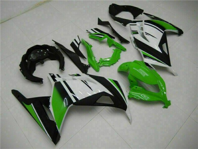 Preisgünstige Kawasaki EX300 13-16 Verkleidungen - Grün Schwarz Silber Preisgünstige Kawasaki EX300 13-16 Verkleidungen - Grün Schwarz Silber
