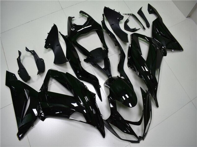 Preisgünstige Kawasaki ZX6R 13-18 Verkleidungen - Glänzend Schwarz Preisgünstige Kawasaki ZX6R 13-18 Verkleidungen - Glänzend Schwarz
