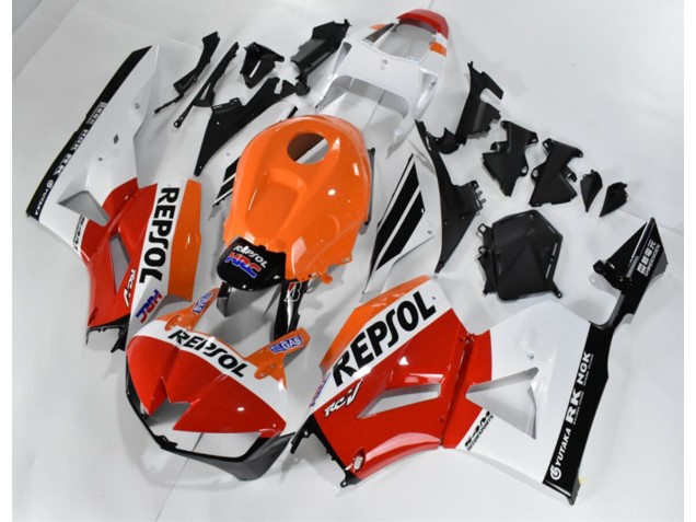 Preisgünstige Honda CBR 600 RR 13-23 Verkleidungen - Rot Weiß Orange Repsol Preisgünstige Honda CBR 600 RR 13-23 Verkleidungen - Rot Weiß Orange Repsol