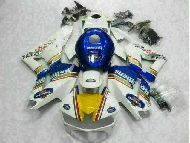Preisgünstige Honda CBR 600 RR 13-23 Verkleidungen - Weiß Blau