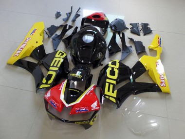 Preisgünstige Honda CBR 600 RR 13-23 Verkleidungen - Gelb Schwarz Geico