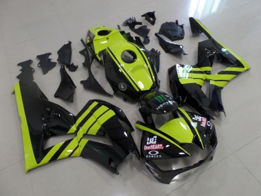 Preisgünstige Honda CBR 600 RR 13-23 Verkleidungen - Grün Schwarz